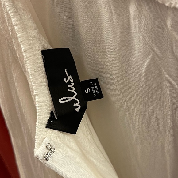 Lulus Ivory Backless Lace Star Spangled Romper - Small - EUC - Picture 6 of 10